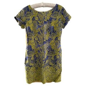 Vintage Rabbit Rabbit Rabbit tropical shift dress